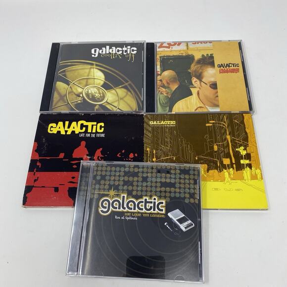 Galactic Cd Lot Of 5 Coolin' Off-Crazy House Mongoose-From The Corner To The… - Picture 1 of 9